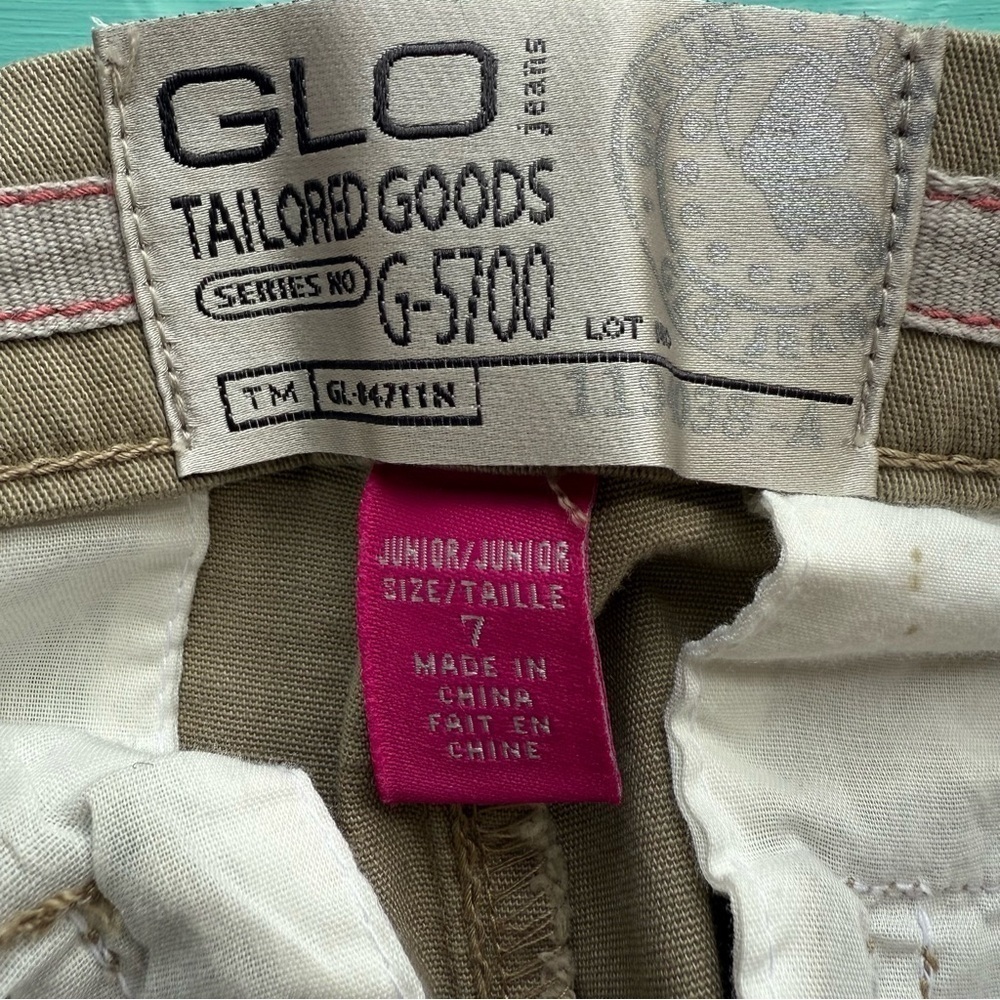 GLO Jeans Y2K Vintage Retro Tan Flare Wide Leg Chic Style Women’s 7 Streetwear - Picture 3 of 11